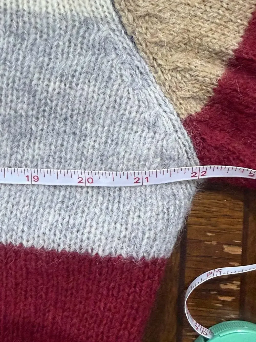 Vintage Woodward & Lothrop 100% Wool Striped Sweater Men’s L Crewneck USA
